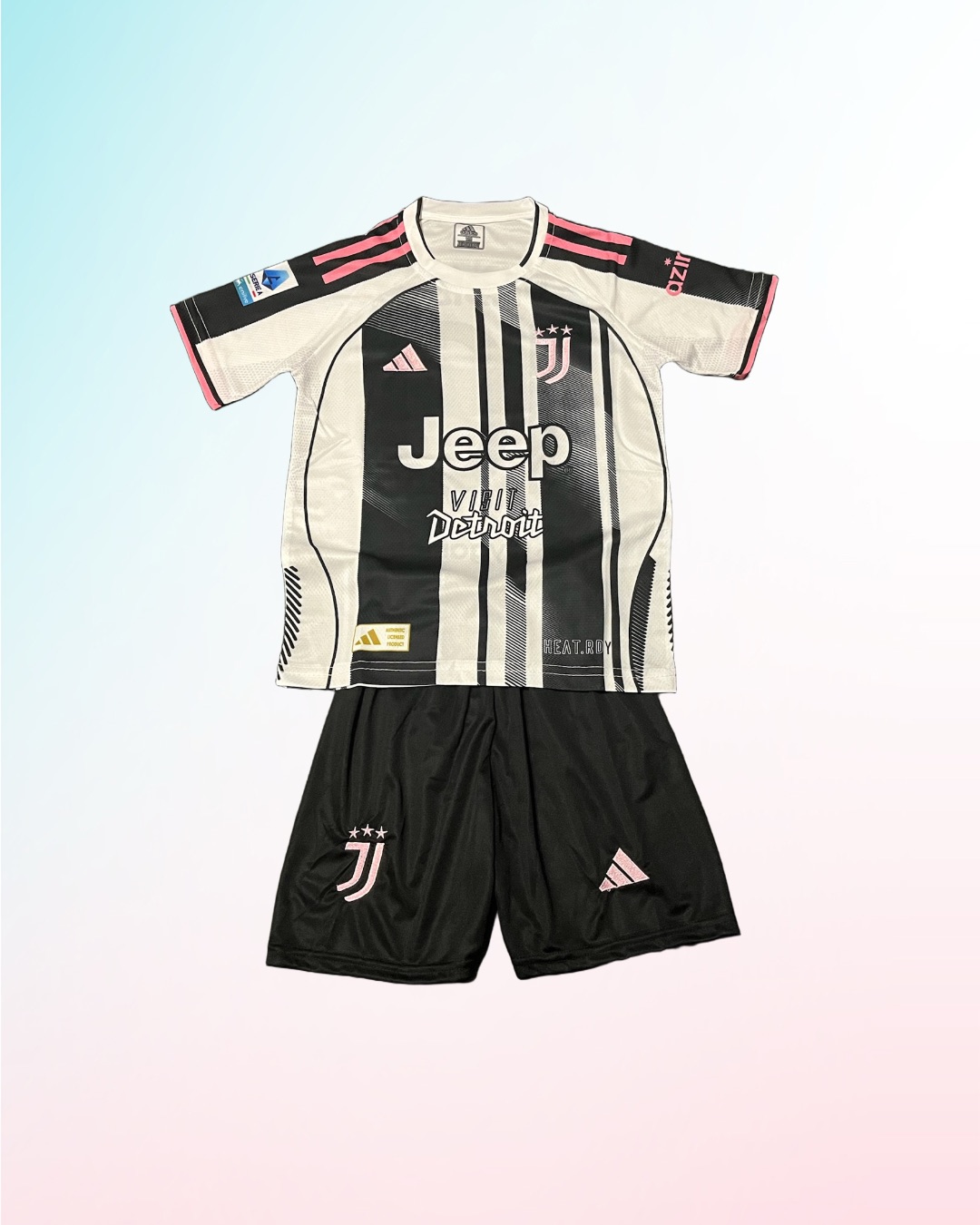 Juventus adidas Home Kit 2025-26 – Kids with Yildiz 10 printing